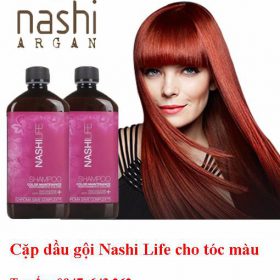 Dầu gội xả cho tóc nhuộm Nashi Life