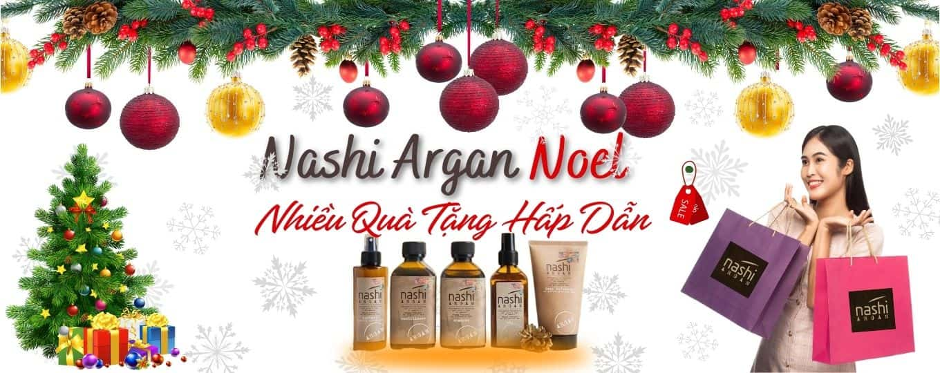 Dầu gội nashi khuyến mãi Noel